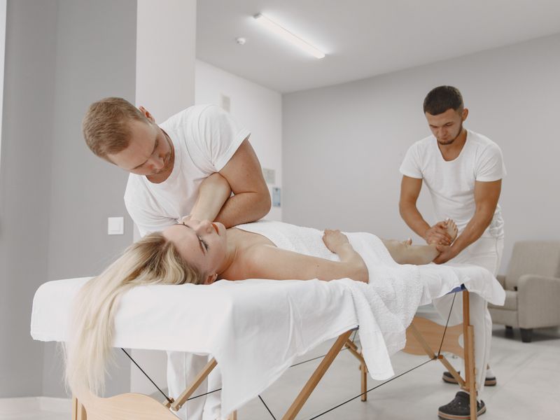 Massageador — de pescoço · Linha conforto